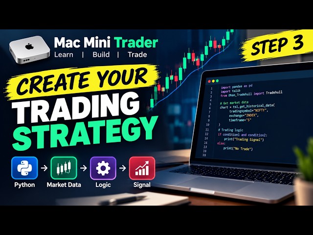 Step 3: How to Create a Trading Strategy for Your Algo?  #algotrading #tradingbot