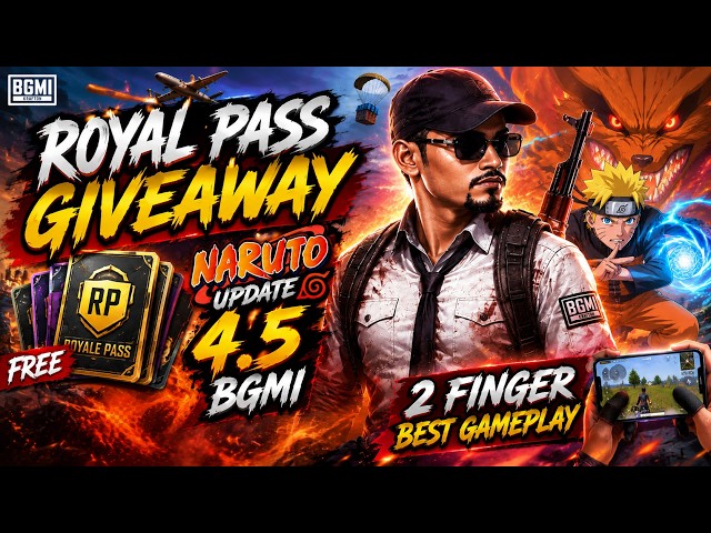 BGMI LIVE | 4.5 UPDATE IS HERE | Road to 4K ☺️ #bgmilive #jonathan #royalpassgiveaway
