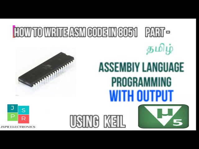 8051 assembly language explain in tamil. || instruction set .