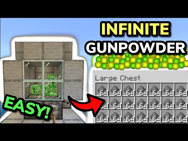 ULTIMATE 26.3+ CREEPER FARM TUTORIAL in Minecraft Bedrock