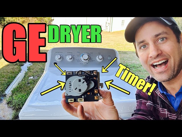Why This GE Dryer Won’t Start or Run | Timer Knob & Timer Shaft Stripped Out | GTD45EASJ2WS 