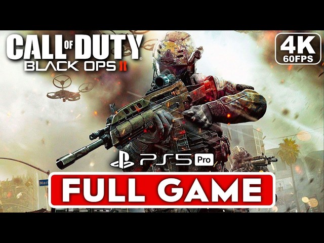 CALL OF DUTY BLACK OPS 2 PS5 Gameplay Walkthrough Campaign FULL GAME [4K 60FPS] - No Commentary