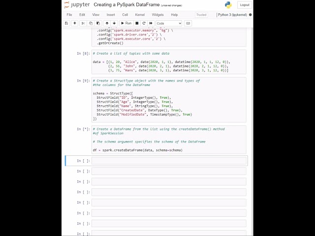 Creating a PySpark DataFrame: A Tutorial for Beginners #shorts
