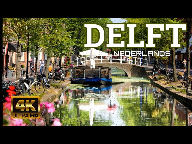 Delft Dutch Fairytale City | 4K Walking Tour 🇳🇱 Spring 2024 ☀️