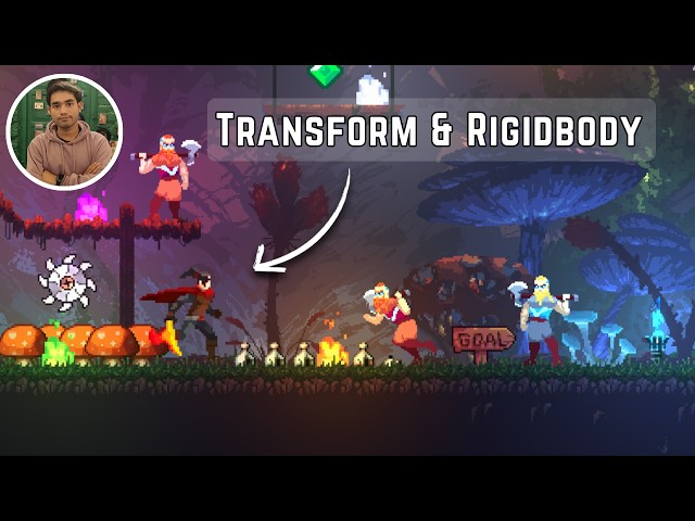 How to Make Player Movement with Physics & Without Physics in a 2D GAME!