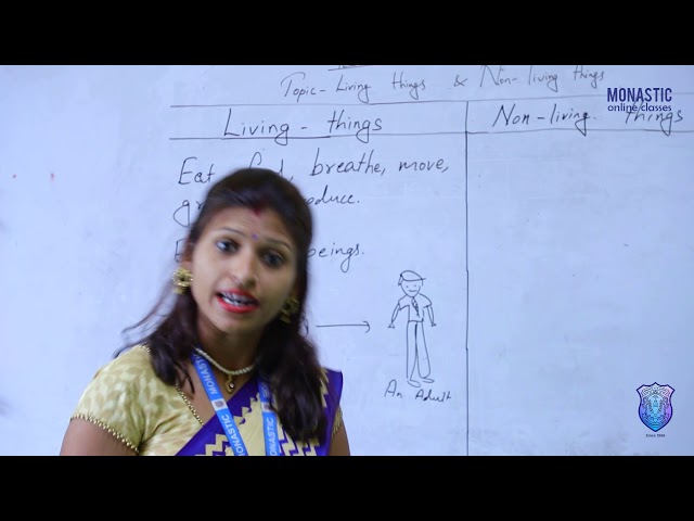 Class LKG UKG Science Living & Non Living Things By Rashami  Ma'am