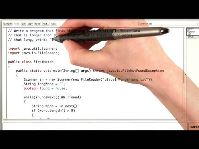 Fix the Long Word Finding Code - Intro to Java Programming