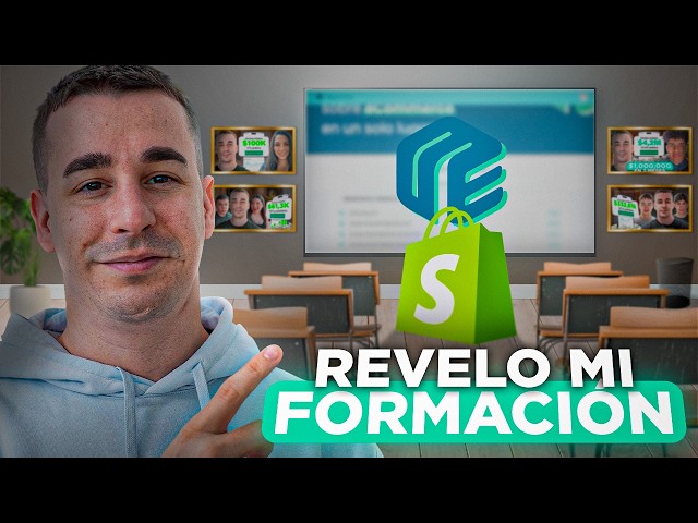 This is what my Shopify Dropshipping training looks like inside | Organic Ecom Explained
