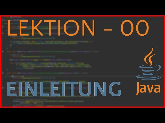 👾 Ankündigung👾 00-00 - Java Programmieren lernen für Anfänger
