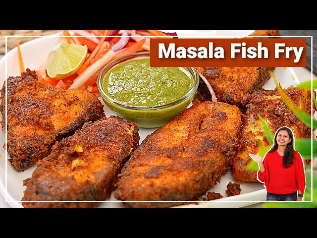 टेस्टी मसाला फिश फ्राई कम तेल में ऐसे बनाये | Masala Fish Fry | Fish Recipe | Rohu Fish Fry | Kabita