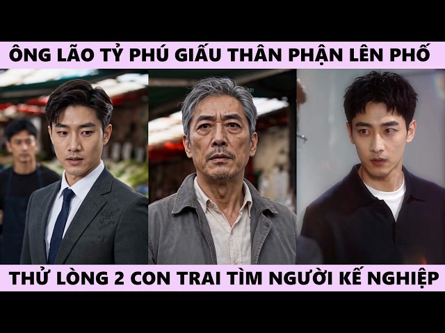 Ông Bố Tỷ Phú Giả Nghèo Thử Lòng Con Trai, Để Chọn Ra Người Kế Nghiệp, Ông Bắt Xe Lên Phố Xin Ở Nhờ