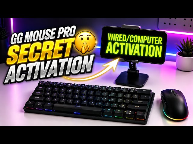 GG Mouse Pro Secret Activation Trick 🤫 Complete Setup Guide