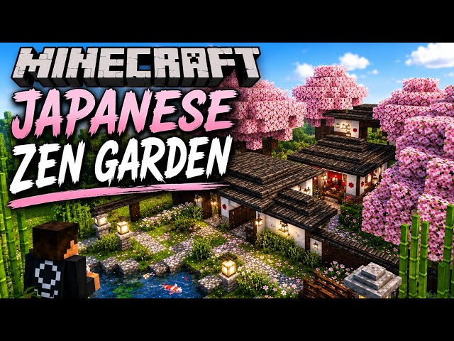 How to Build a Minecraft Japanese Zen Garden
