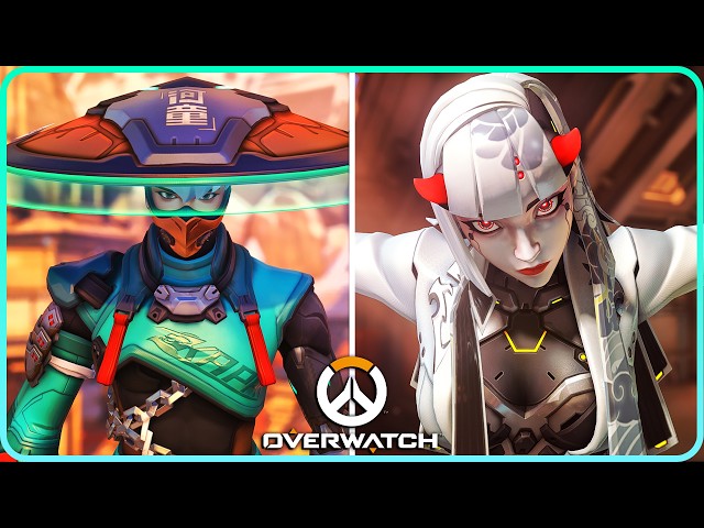 All Shion Unique Interactions & Hero Specific Eliminations Overwatch