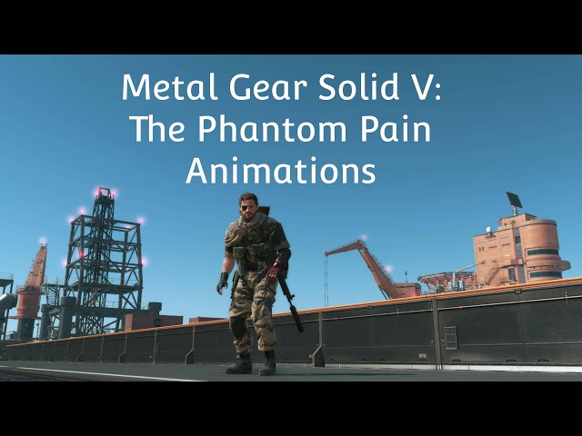 Metal Gear Solid V: The Phantom Pain Animation references (Walk, crouch, run, crawl, sprint, climb)