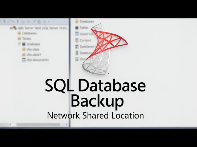 Backup SQL Server Databases to a Network Shared Location
