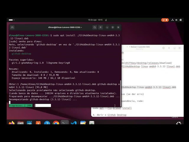 Como Usar o GitHub Desktop no Linux (Instalação Rápida)