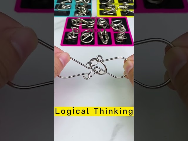 Easy way to solve the circle metal puzzle #shorts #puzzle