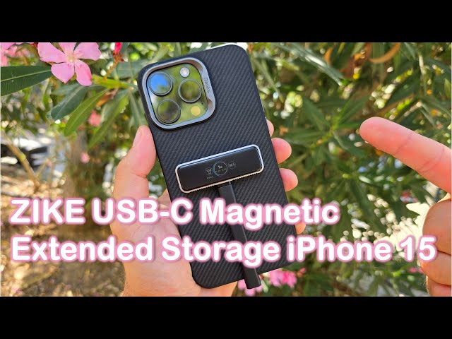ZIKE USB C Magnetic Extended Storage for iPhone 15 Review