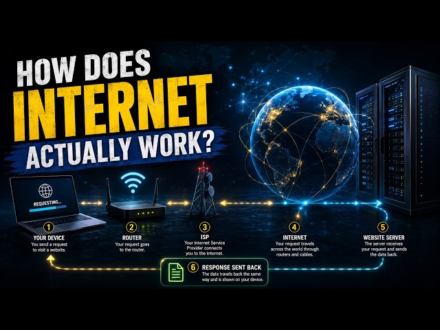 How Does the Internet Actually Work?  The Journey of Your Click Explained