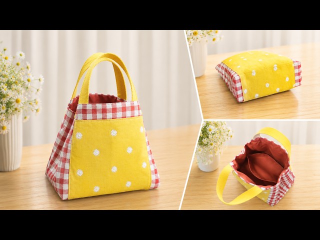 Cute Little Bag Sewing Idea 👜 | Easy DIY Gift Bag Tutorial – Sewing Ideas