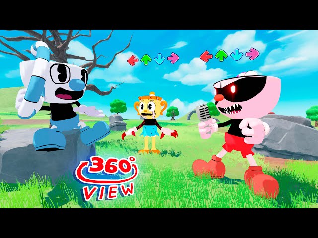 FNF 360° Cuphead Vs Mugman  Mother Funikn.
