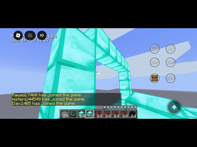 Minecraft creative mode building a diamond house #gameplay #gaming #games 