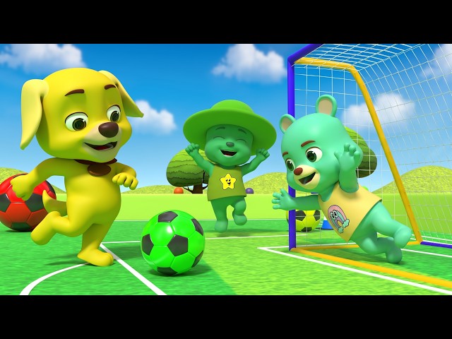Play Soccer and Learn Colors | Fun Color Learning Game for Kids | Learning Tunes TV