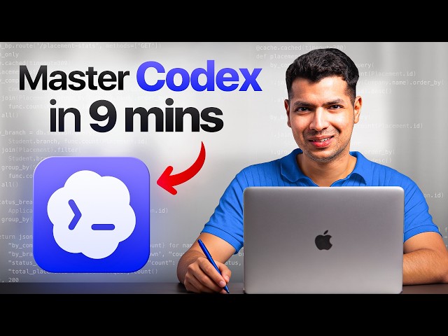 Master 90% ChatGPT Codex In 9 Minutes (Use Codex For Free)