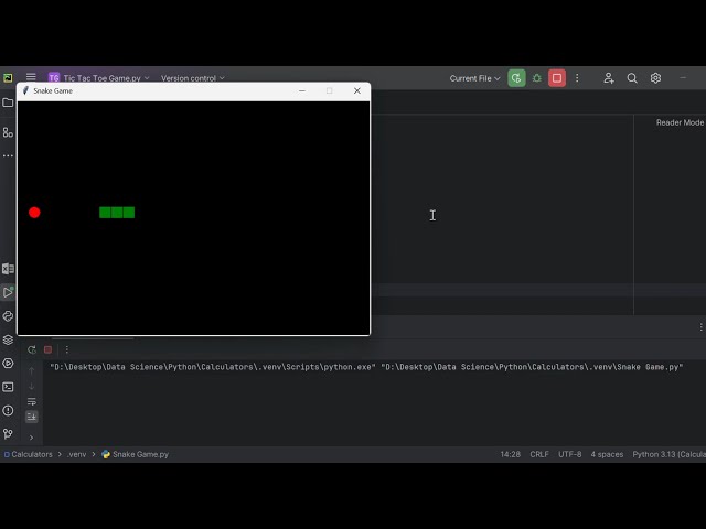 Snake Game using Python & Generative AI | Full Project Demo + Code Walkthrough