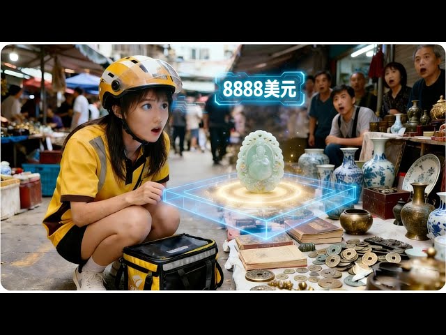 【新剧首发】美女外送員為把奶奶接進城裡住拼命送單，出車禍後覺醒鑑寶神眼，文物真偽價格一看便知！#無腦劇 #完結短劇#短劇