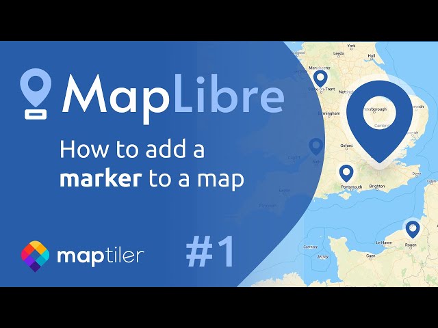 MapLibre | Map with a marker using JavaScript #1