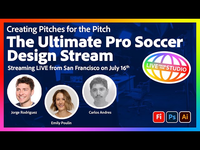 The Ultimate Pro Soccer Design Stream | Live from San Francisco on July 16th