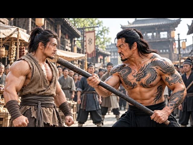 2026 Action Movie: Thugs mock an old street sweeper—unaware he’s a Kung Fu master who crushes them!