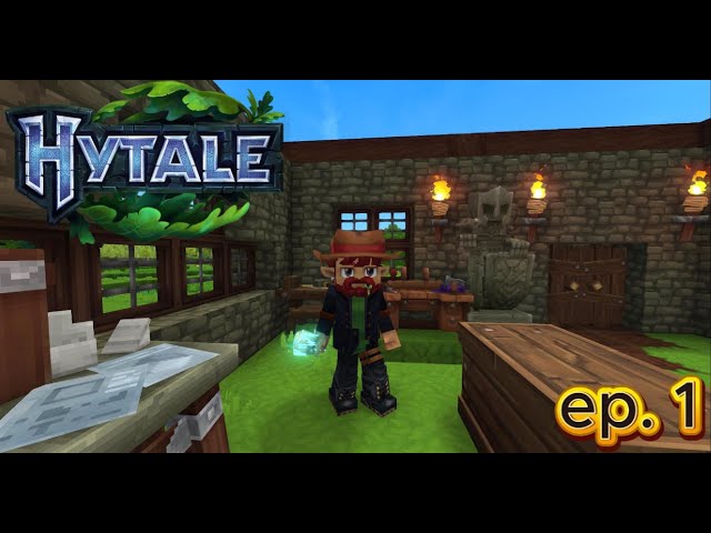 ASMR | My First Time Playing Hytale | Ep. 1 | Ear to Ear Whisper Ramble + Keyboard Sounds ⌨️😴