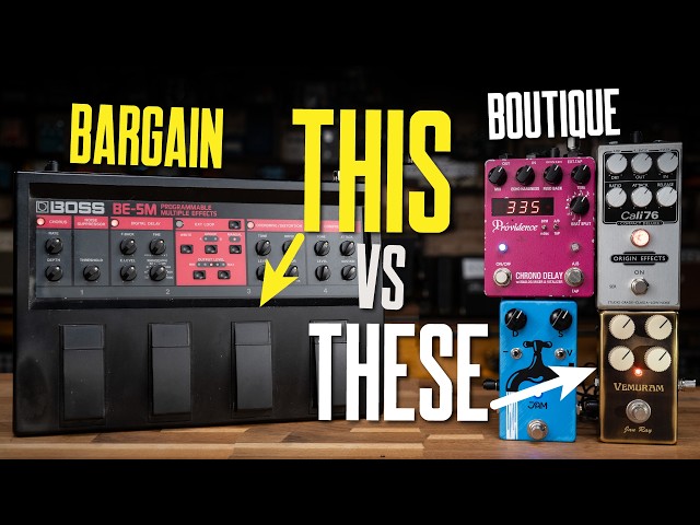 1991 Boss BE-5M Multi-FX vs Modern Boutique Guitar Pedals - How Far Have We Really Come?