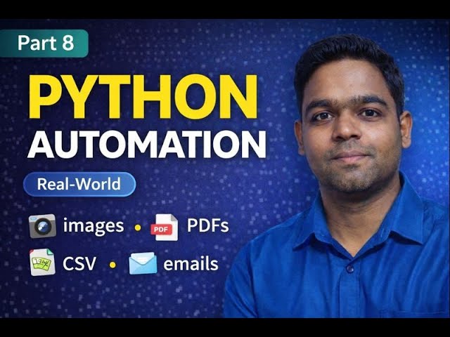 Python Automation Projects Explained | Images, PDFs, CSV & Emails | Riazul Azim’s Full Stack AI Lab