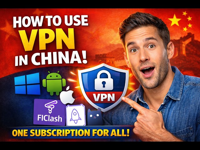 How to Use VPN in China on Windows, Android & iPhone | One Subscription for All Devices.