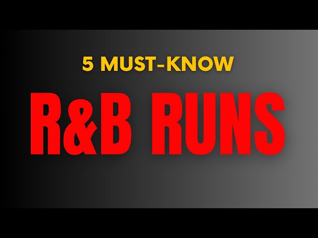 Can You Sing These 5 R&B Runs?
