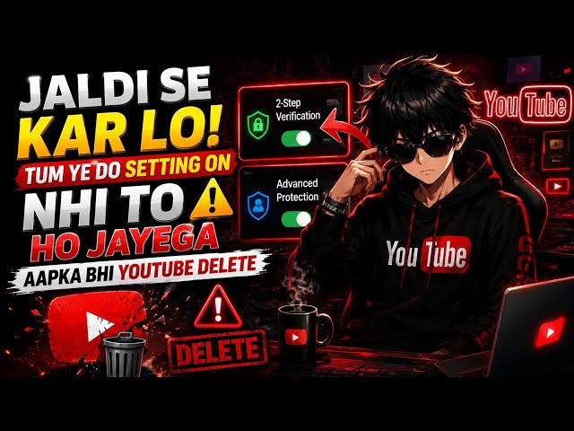 JALDI SE KAR LO YE 2 SETTING ON ( OFFICE ) NHI TO DELETE HO SAKTA AAPKA BHI CHANNEL ⚠️