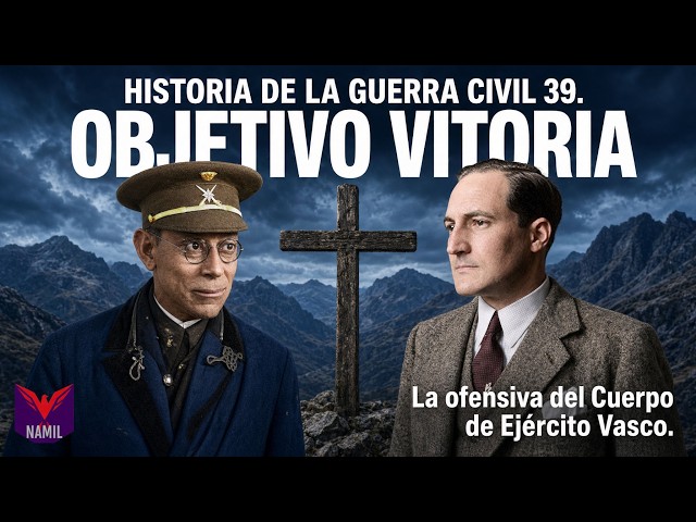 HISTORY OF THE SPANISH CIVIL WAR 39. OPERATION VITORIA. The Basque Army Corps offensive.