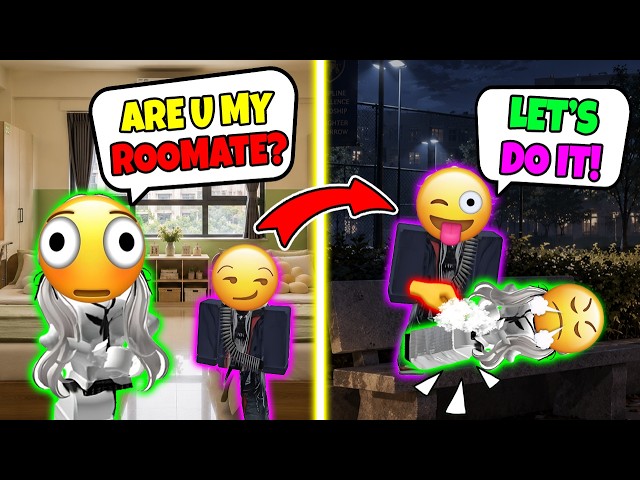 🧊 I GOT STUCK AS ROOMMATES WITH THE COLDEST BOY IN ROBLOX?! 🙄 TTS Roblox Story