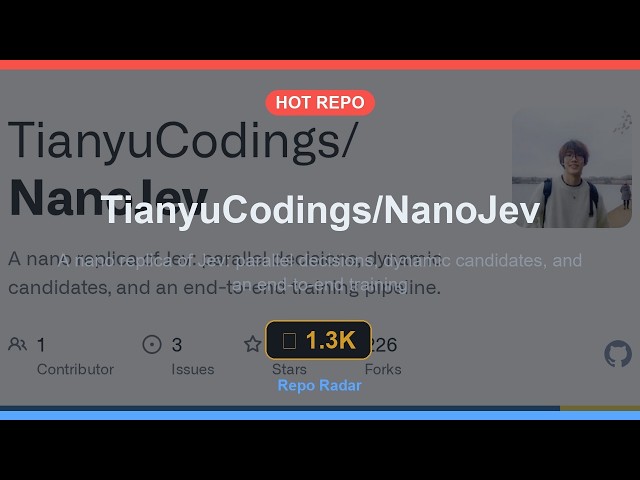 NanoJev: The Hottest Python Repo on GitHub Right Now