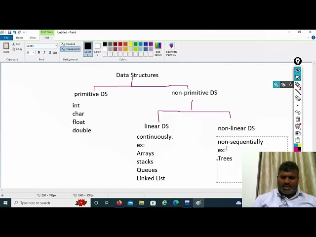 DS Lec-1| Introduction to Data Structures using C Language | Dr. Kaja Masthan