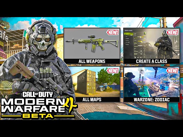 NEW MODERN WARFARE 4 MULTIPLAYER BETA UPDATE PATCH NOTES! (All Weapons, Maps, Perks & More) - MW4