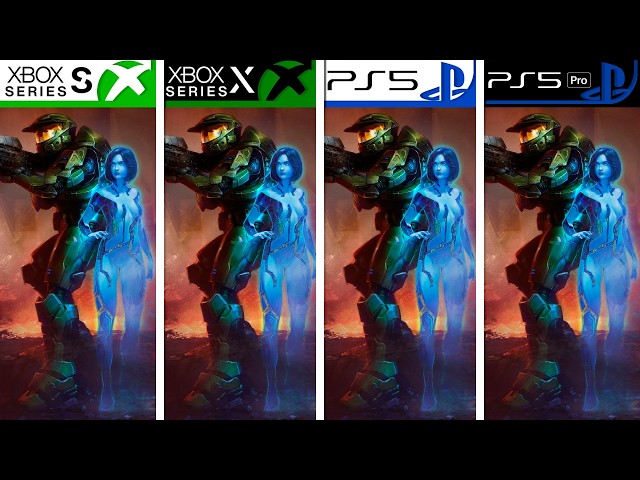Halo Campaign Evolved | Xbox Series S/X -  PS5 - PS5 Pro | Graphics Comparison
