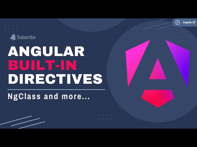 Built-in Directives in Angular 🧠 ngClass, ngStyle & More