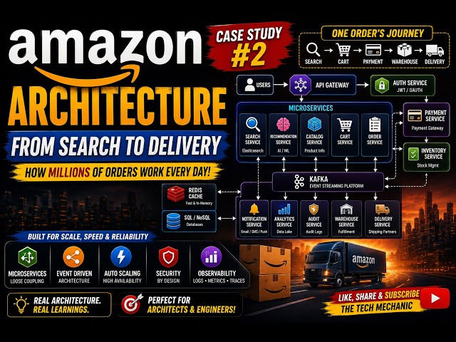 Amazon Architecture - Case Study - From Search to Delivery