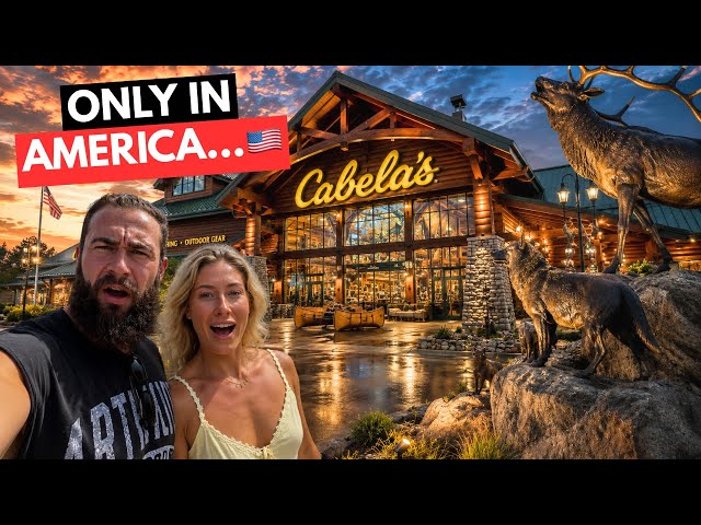 ¡Pareja británica visita Cabela’s por PRIMERA vez! 🇺🇸