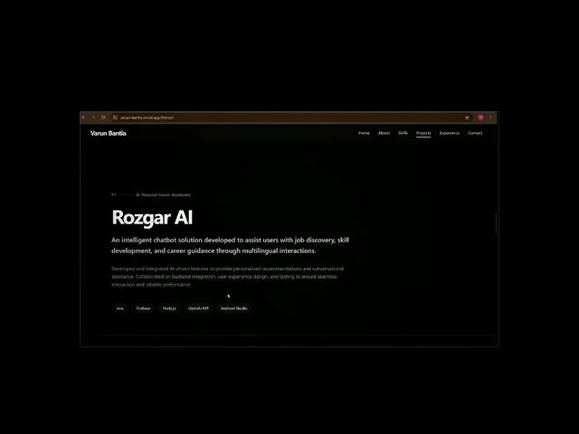 My New Developer Portfolio Website | Modern Web Design & Development